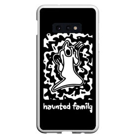 Чехол для Samsung S10E с принтом Haunted Family / Kizaru , Силикон | Область печати: задняя сторона чехла, без боковых панелей | born to trap | ghost | haunted family | кизару | хорошая работа олег