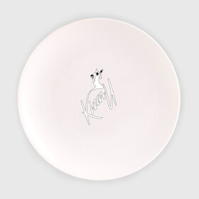 Тарелка с принтом Haunted Family (лейбл Kizaru) , фарфор | диаметр - 210 мм
диаметр для нанесения принта - 120 мм | Тематика изображения на принте: 