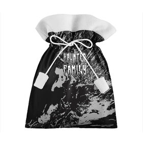 Подарочный 3D мешок с принтом Haunted Family (лейбл Kizaru) , 100% полиэстер | Размер: 29*39 см | Тематика изображения на принте: 