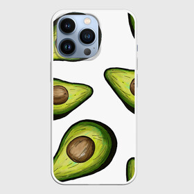 Чехол для iPhone 13 Pro с принтом Авокадо ,  |  | Тематика изображения на принте: avocado | fruit | авокадо | овощ | фрукт