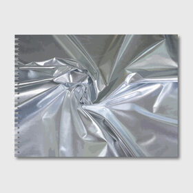Альбом для рисования с принтом Фольга , 100% бумага
 | матовая бумага, плотность 200 мг. | Тематика изображения на принте: fashion | foil | texture | vanguard | авангард | мода | текстура | фольга
