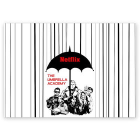 Поздравительная открытка с принтом The Umbrella Academy Season 3 , 100% бумага | плотность бумаги 280 г/м2, матовая, на обратной стороне линовка и место для марки
 | Тематика изображения на принте: netflix | rain | superheroes | the umbrella academy | tv series | umbrella | академия амбрелла | дождь | зонтик | нетфликс | сериал | супергерои