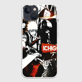 Чехол для iPhone 13 с принтом Bleach Блич Ичиго Курасаки ,  |  | anime | bleach | blitch | ichigo | manga | naruto | one piece | аниме | блич | итиго | ичиго | курасаки | куросаки | манга | наруто