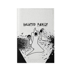 Обложка для паспорта матовая кожа с принтом KIZARU: HAUNTED FAMILY. , натуральная матовая кожа | размер 19,3 х 13,7 см; прозрачные пластиковые крепления | born to trap | haunted family | kizaru | rep | кизару | музыка | олег нечипоренко | репер | рэп | хантед фэмили