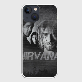 Чехол для iPhone 13 mini с принтом Нирвана ,  |  | kurt cobain | nirvana | rock | курт кобейн | нирвана | рок