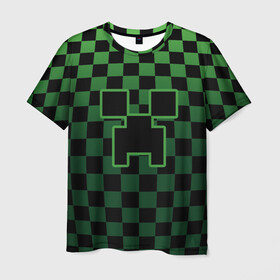 Мужская футболка 3D с принтом Minecraft , 100% полиэфир | прямой крой, круглый вырез горловины, длина до линии бедер | alex | creeper | minecraft | steve | алекс | блок | вызыватель | зомби | игра | крипер | майнкрафт | победитель | приключения | свинья | стив