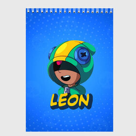 Скетчбук с принтом BRAWL STARS LEON , 100% бумага
 | 48 листов, плотность листов — 100 г/м2, плотность картонной обложки — 250 г/м2. Листы скреплены сверху удобной пружинной спиралью | brawl stars | games | leon | бравл старс | бравл старс амбер | браул старс | игры | легендарный бравлер | леон