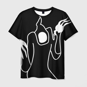 Мужская футболка 3D с принтом Haunted Family , 100% полиэфир | прямой крой, круглый вырез горловины, длина до линии бедер | Тематика изображения на принте: haunted family | kizaru | rap | кизару | рэп | хип хоп