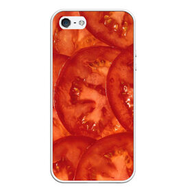 Чехол для iPhone 5/5S матовый с принтом Помидорки , Силикон | Область печати: задняя сторона чехла, без боковых панелей | арт | еда | лето | овощ | овощи | помидор | помидорки | помидоры | рисунок | томат | томаты