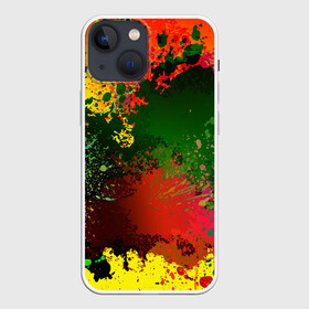 Чехол для iPhone 13 mini с принтом Взрыв красок ,  |  | paint | буйство красок | взрыв красок | кляксы | краски