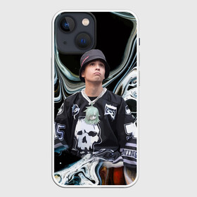 Чехол для iPhone 13 mini с принтом Slava Marlow исполнитель ,  |  | blogger | celebrity | dude | guy | music | pattern | rap | skull | slava marlow | артём готлиб | блогер | знаменитость | музыка | музыкант | парень | рэп | узор | череп | чувак