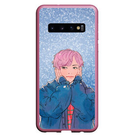 Чехол для Samsung Galaxy S10 с принтом JIMIN SPRING DAY , Силикон | Область печати: задняя сторона чехла, без боковых панелей | Тематика изображения на принте: bt21 | bts | hoseok | jhope | jimin | jin | jungkook | namjoon | rm | taehyung | v | бантан | бт21 | бтс | весна | ви | голубая | джей хоуп | джин | зима | намджун | новый год | рм | снег | снежинки | спринг дэй | тэхен | хосок | чимин | чонгук 