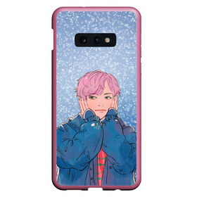 Чехол для Samsung S10E с принтом JIMIN SPRING DAY , Силикон | Область печати: задняя сторона чехла, без боковых панелей | Тематика изображения на принте: bt21 | bts | hoseok | jhope | jimin | jin | jungkook | namjoon | rm | taehyung | v | бантан | бт21 | бтс | весна | ви | голубая | джей хоуп | джин | зима | намджун | новый год | рм | снег | снежинки | спринг дэй | тэхен | хосок | чимин | чонгук 