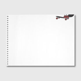 Альбом для рисования с принтом Jesus Skate , 100% бумага
 | матовая бумага, плотность 200 мг. | Тематика изображения на принте: jesus | skateboard | иссус скейтбордист
