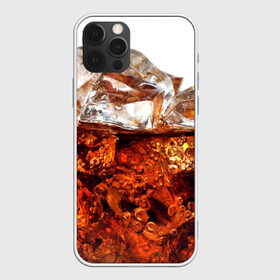 Чехол для iPhone 12 Pro Max с принтом Кола со льдом , Силикон |  | cola | colla | кола | колла | напитки | пузыри