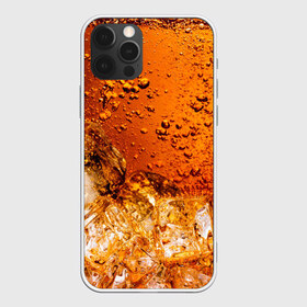 Чехол для iPhone 12 Pro Max с принтом КОЛА В СТАКАНЕ , Силикон |  | cola | colla | кола | колла | напитки | пузыри