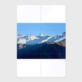 Магнитный плакат 2Х3 с принтом Снежные горы , Полимерный материал с магнитным слоем | 6 деталей размером 9*9 см | mountain | гора | горный массив | горы | снег | снежный склон | эверест