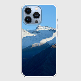 Чехол для iPhone 13 Pro с принтом Снежные горы ,  |  | Тематика изображения на принте: mountain | гора | горный массив | горы | снег | снежный склон | эверест