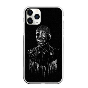 Чехол для iPhone 11 Pro матовый с принтом Back to work , Силикон |  | br ba | breaking bad | gus | gustavo fring | heisenberg | jesse pinkman | los pollos hermanos | vdzagmar | walter white | во все тяжкие | гус | густаво фринг | джесси пинкман | уолтер уайт | хайзенберг