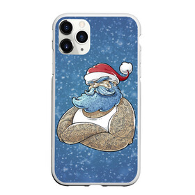 Чехол для iPhone 11 Pro матовый с принтом Санта Хипстер , Силикон |  | 100 | alter | bad | beard | boy | christmas | dead | death | ego | head | hipster | klaus | life | marry | new | old | omg | real | retro | santa | skull | year | борода | бородач | бро | год | дед | мороз | на | новый | ретро | санта | сти