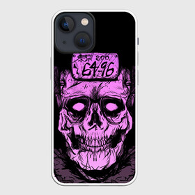 Чехол для iPhone 13 mini с принтом Dorohedoro  purple scull ,  |  | Тематика изображения на принте: anime | dorohedoro | ebisu | manga | аниме | дорохедоро | манга | эбису