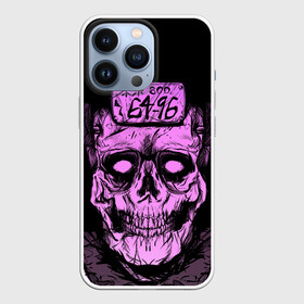 Чехол для iPhone 13 Pro с принтом Dorohedoro  purple scull ,  |  | Тематика изображения на принте: anime | dorohedoro | ebisu | manga | аниме | дорохедоро | манга | эбису