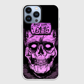 Чехол для iPhone 13 Pro Max с принтом Dorohedoro  purple scull ,  |  | Тематика изображения на принте: anime | dorohedoro | ebisu | manga | аниме | дорохедоро | манга | эбису