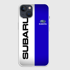 Чехол для iPhone 13 с принтом SUBARU Субару ,  |  | subarist | subaru | след шин | субарист | субару | шины