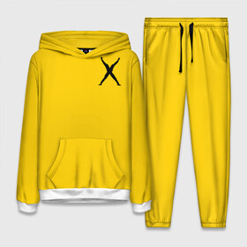 Женский костюм 3D (с толстовкой) с принтом Human X ,  |  | 2020 | 2021 | 3d | 3д | human | x | айлиш | билли | буквы | ветровка | детская | желтая | желтый | женская | иероглифы | икс | мода | мужская | надпись | свитшот | толстовка | футболка | человек | черный | экс