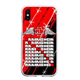 Чехол для iPhone XS Max матовый с принтом RAMMSTEIN , Силикон | Область печати: задняя сторона чехла, без боковых панелей | du hast | mein herz | rammstein | rammstein sonne. | группа rammstein | ду хаст | песня рамштайн | рамштайн | тилль линдеманн