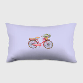 Подушка 3D антистресс с принтом Bicycle , наволочка — 100% полиэстер, наполнитель — вспененный полистирол | состоит из подушки и наволочки на молнии | Тематика изображения на принте: букет | велосипед | лето | цветы