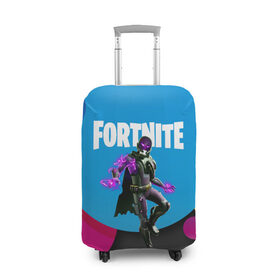 Чехол для чемодана 3D с принтом FORTNITE (S) , 86% полиэфир, 14% спандекс | двустороннее нанесение принта, прорези для ручек и колес | epic games | fortnite | game | gamer | игры | фортнайт