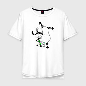 Мужская футболка хлопок Oversize с принтом Обана! , 100% хлопок | свободный крой, круглый ворот, “спинка” длиннее передней части | cat | кот | котенок | котик | коты | кошка