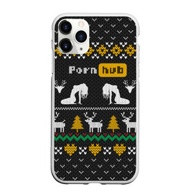 Чехол для iPhone 11 Pro матовый с принтом Pornhub свитер с оленями , Силикон |  | 2021 | knit | knitted | merch | new year | sweater | ugly sweater | вязанный | вязяный | зимний | лого | логотип | мерч | новый год | олени | рождественский | рождественский свитер | рождес