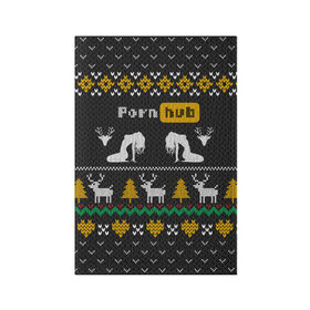 Обложка для паспорта матовая кожа с принтом Pornhub свитер с оленями , натуральная матовая кожа | размер 19,3 х 13,7 см; прозрачные пластиковые крепления | 2021 | knit | knitted | merch | new year | sweater | ugly sweater | вязанный | вязяный | зимний | лого | логотип | мерч | новый год | олени | рождественский | рождественский свитер | рождес