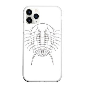 Чехол для iPhone 11 Pro Max матовый с принтом трилобит агрессивный , Силикон |  | Тематика изображения на принте: агрессия | доисторические животные | жуткие животные | насекомые | палеонтология | трилобиты