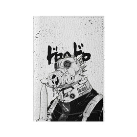 Обложка для паспорта матовая кожа с принтом DOROHEDORO , натуральная матовая кожа | размер 19,3 х 13,7 см; прозрачные пластиковые крепления | anime | caiman | dorohedoro | manga | аниме | дорохедоро | кайман | манга