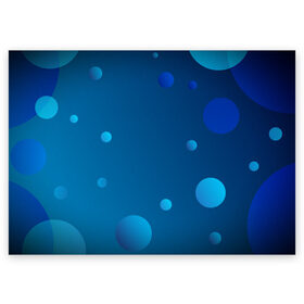 Поздравительная открытка с принтом Пузыри , 100% бумага | плотность бумаги 280 г/м2, матовая, на обратной стороне линовка и место для марки
 | градиент | круг | пузыри | пузырь | шар
