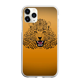 Чехол для iPhone 11 Pro матовый с принтом Леопард , Силикон |  | big cat | cat | leopard | кот | кошка | леопард