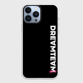 Чехол для iPhone 13 Pro Max с принтом DreamTeam ,  |  | blogger | bloggers | dream team | dream team house | dreamteam | dth | tik tok | tik tok house | блогер | блогеры | тик ток | тиктокеры