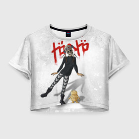 Женская футболка Crop-top 3D с принтом DOROHEDORO , 100% полиэстер | круглая горловина, длина футболки до линии талии, рукава с отворотами | anime | dorohedoro | ebisu | manga | аниме | дорохедоро | манга | эбису