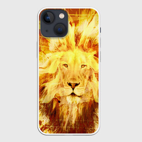 Чехол для iPhone 13 mini с принтом Лев ,  |  | cat | kitten | kitty | lion | pet | tiger | арт | взгляд | животные | кот | котёнок | коты | котятки | котятушки | кошечки | кошка | кошки | лев | мордочка | тигр
