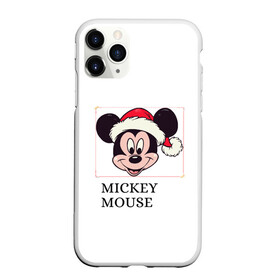 Чехол для iPhone 11 Pro матовый с принтом ВОЛШЕБНЫЙ НОВЫЙ ГОД , Силикон |  | mickey mouse | мультик | мышь | новый год | санта