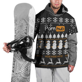 Накидка на куртку 3D с принтом Christmas PornHub , 100% полиэстер |  | Тематика изображения на принте: 