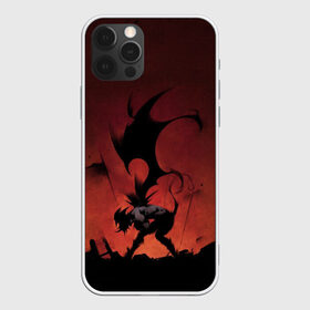 Чехол для iPhone 12 Pro Max с принтом Asta demon , Силикон |  | anime | asta | black clover | demon | magic | yuno | аниме | аниме черный клевер | анимэ | аста | демон | клевер | магия | черный клевер | юно