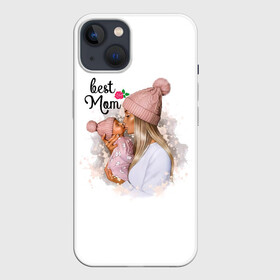 Чехол для iPhone 13 с принтом Best Mom ,  |  | Тематика изображения на принте: 2021 | best mom | mom | беременность | доченька | дочка | дочке | лучшая мама | люблю маму | любовь | мама | маме | мамочка | мамочке | мамуле | мамуля | пузожитель | рождение ребенка | самая лучшая мама | семья