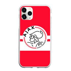 Чехол для iPhone 11 Pro матовый с принтом AJAX AMSTERDAM , Силикон |  | ajax | amsterdam | football | holland | red | sport | team | white | амстердам | аякс | гол | голландия | красный | логотип | мяч | нидерланды | полосы | спорт | футбол