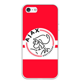 Чехол для iPhone 5/5S матовый с принтом AJAX AMSTERDAM , Силикон | Область печати: задняя сторона чехла, без боковых панелей | ajax | amsterdam | football | holland | red | sport | team | white | амстердам | аякс | гол | голландия | красный | логотип | мяч | нидерланды | полосы | спорт | футбол