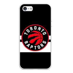 Чехол для iPhone 5/5S матовый с принтом TORONTO RAPTORS , Силикон | Область печати: задняя сторона чехла, без боковых панелей | Тематика изображения на принте: basketball | canada | logo | nba | raptors | sport | team | toronto | usa | баскетбол | канада | логотип | мяч | нба | полосы | рэпторс | спорт | сша | торонто | черный