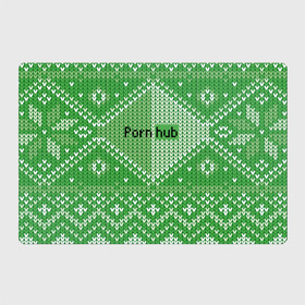 Магнитный плакат 3Х2 с принтом PornHub , Полимерный материал с магнитным слоем | 6 деталей размером 9*9 см | cool | fashion | green | hype | pattern | rdmerryhab | зеленый | круто | мода | узор | хайп
